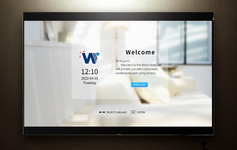 伟乐IPTV开机页面